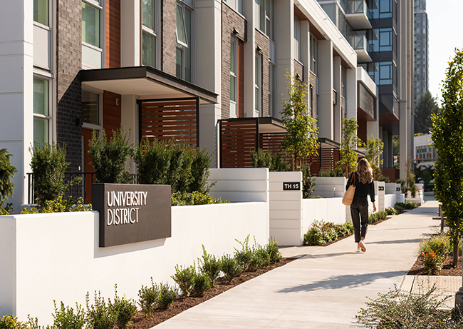 University District townhomes
